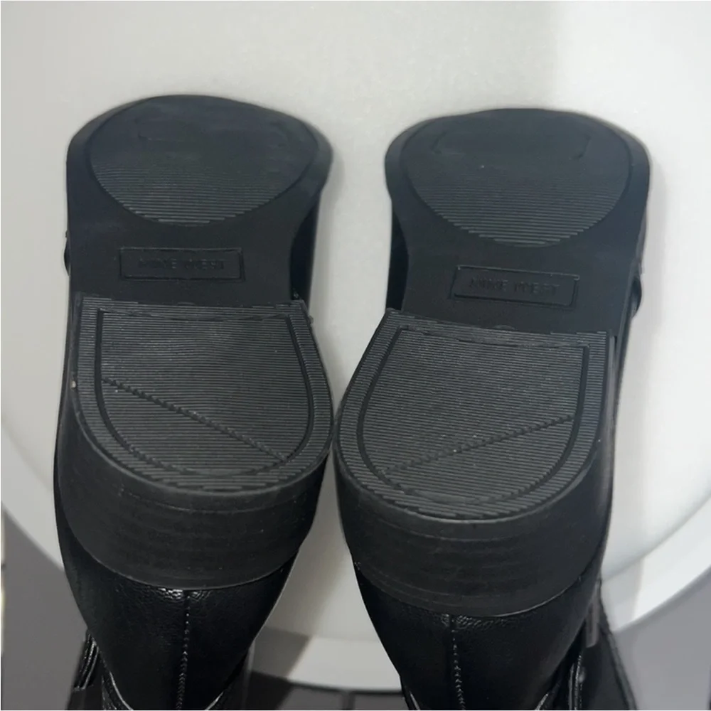 New authentic Nine West designer girls black riding boots sz 3 display